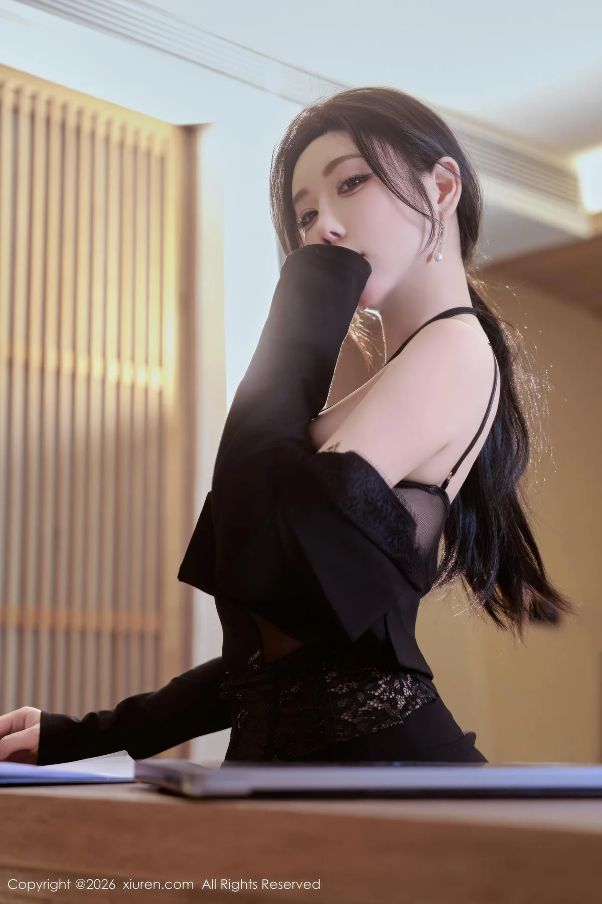 XiuRen 秀人 No.11230 杨晨晨黑色西服迷人身材 - 54