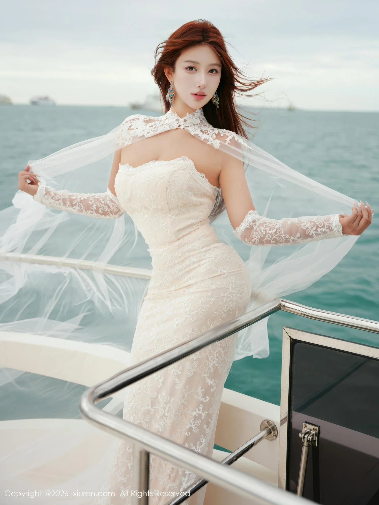 XiuRen 秀人 No.11243 金允希Yuki 白色婚纱迷人丰腴 - 5