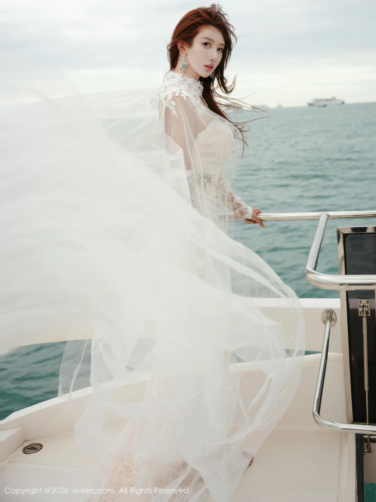 XiuRen 秀人 No.11243 金允希Yuki 白色婚纱迷人丰腴 - 12