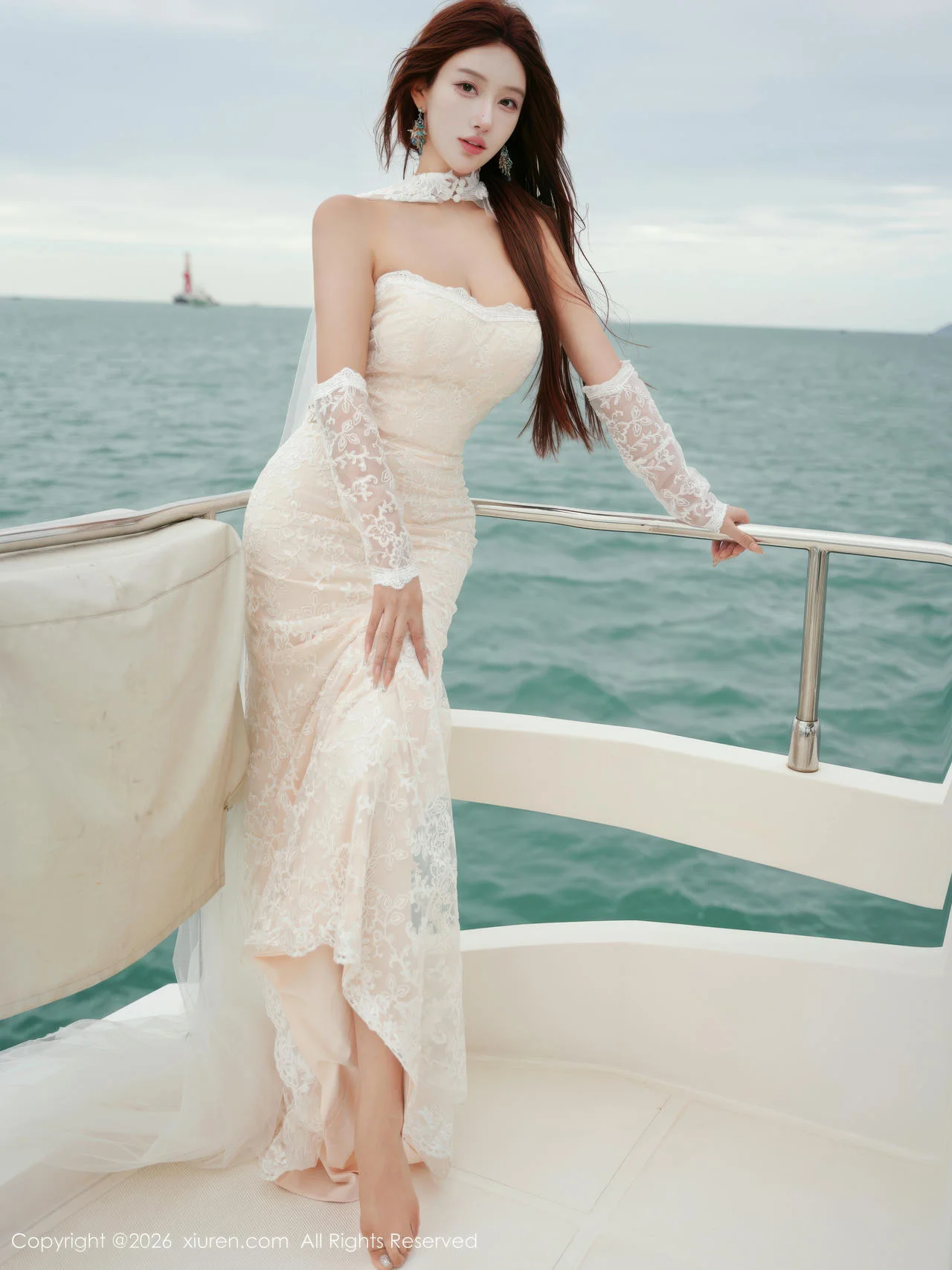XiuRen 秀人 No.11243 金允希Yuki 白色婚纱迷人丰腴 - 14
