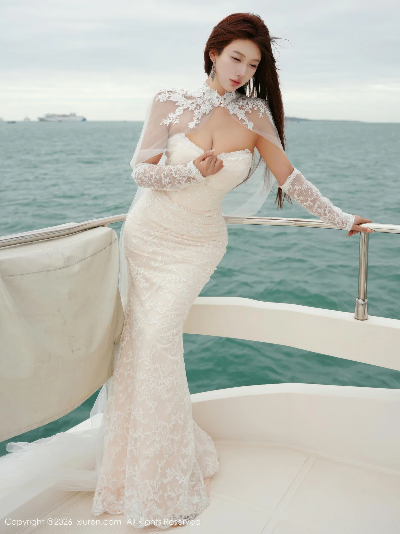 XiuRen 秀人 No.11243 金允希Yuki 白色婚纱迷人丰腴 - 17