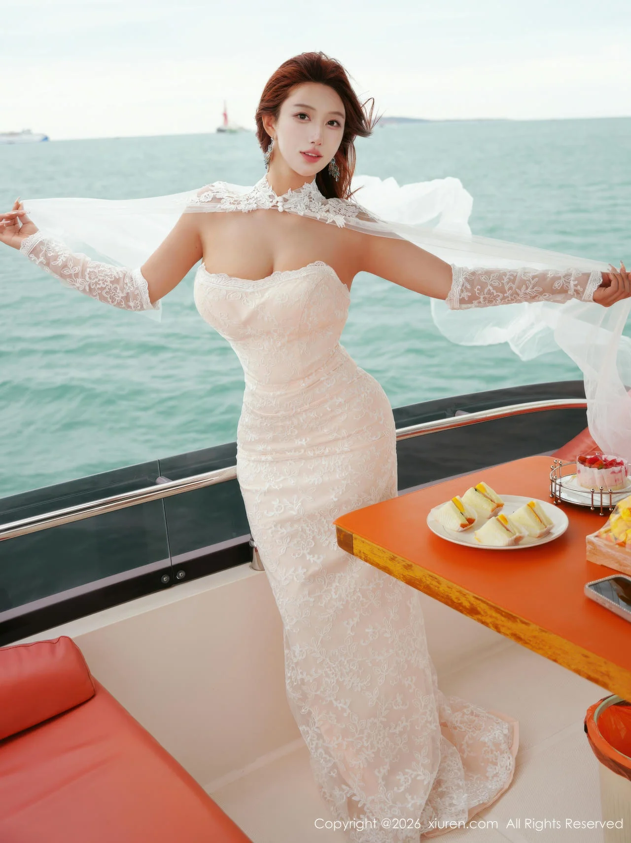 XiuRen 秀人 No.11243 金允希Yuki 白色婚纱迷人丰腴 - 20
