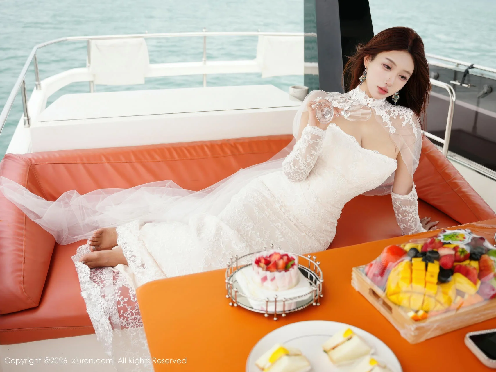 XiuRen 秀人 No.11243 金允希Yuki 白色婚纱迷人丰腴 - 25