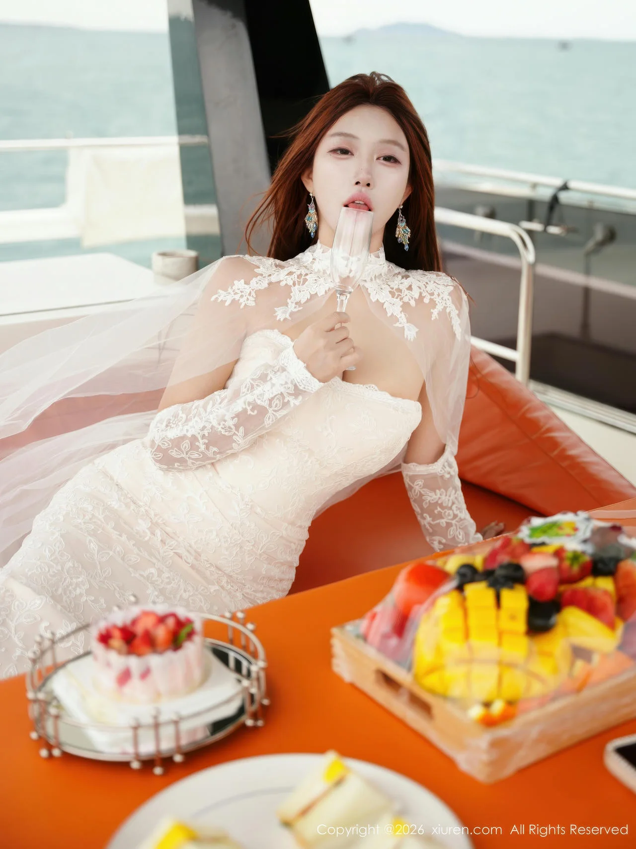 XiuRen 秀人 No.11243 金允希Yuki 白色婚纱迷人丰腴 - 29