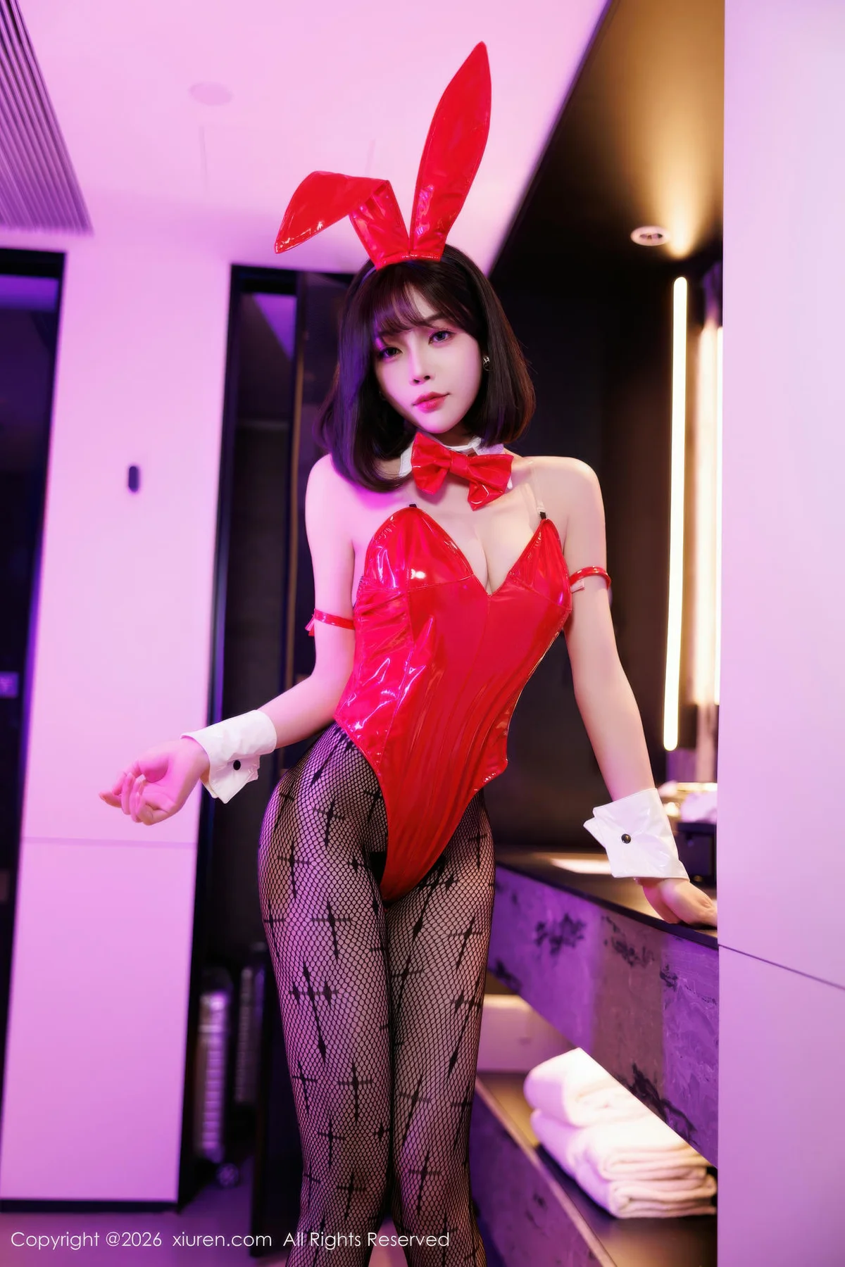 XiuRen 秀人 No.11252 莉芝荔枝 黑色连衣短裙 - 39