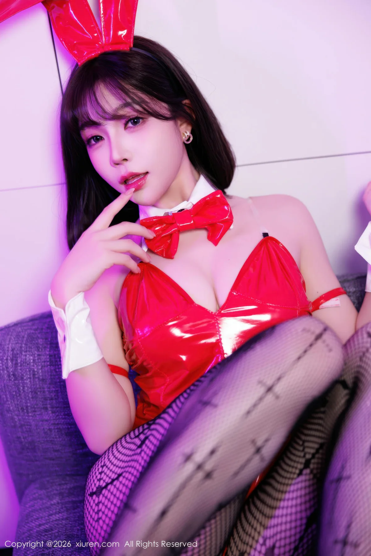 XiuRen 秀人 No.11252 莉芝荔枝 黑色连衣短裙 - 73