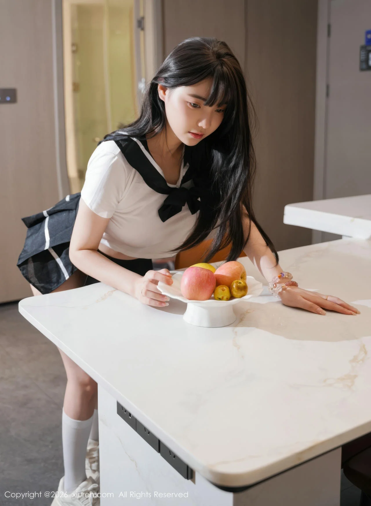 XiuRen 秀人 No.11256 软情 清纯少女黑色短裙 - 15