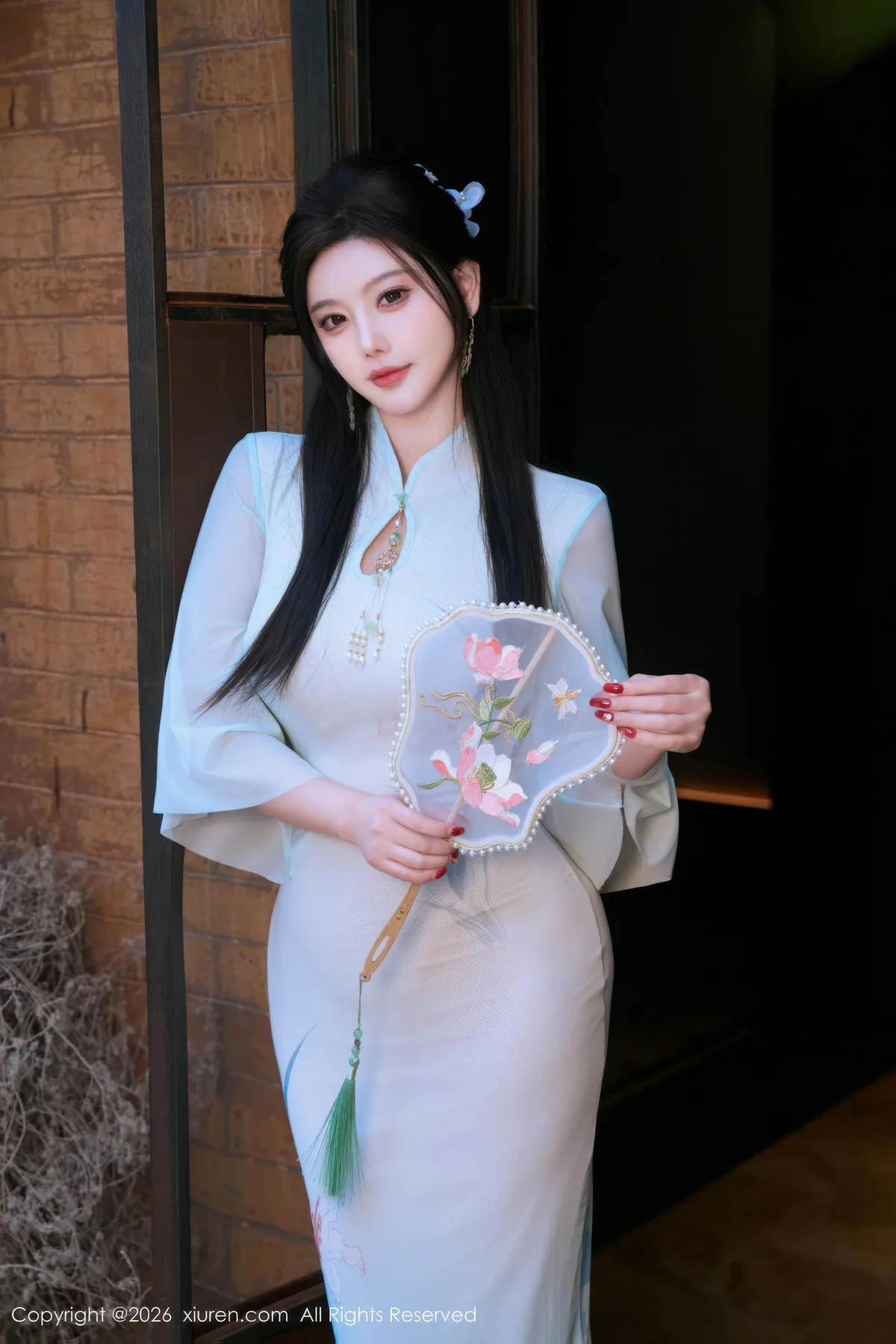 XiuRen 秀人 No.11258 杨晨晨 蓝色古风服饰 - 1