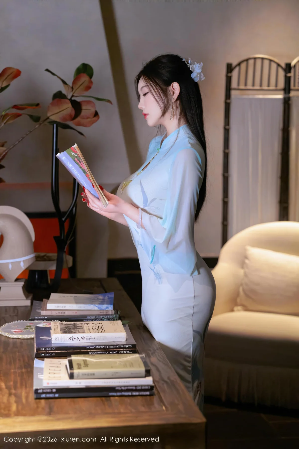 XiuRen 秀人 No.11258 杨晨晨 蓝色古风服饰 - 14