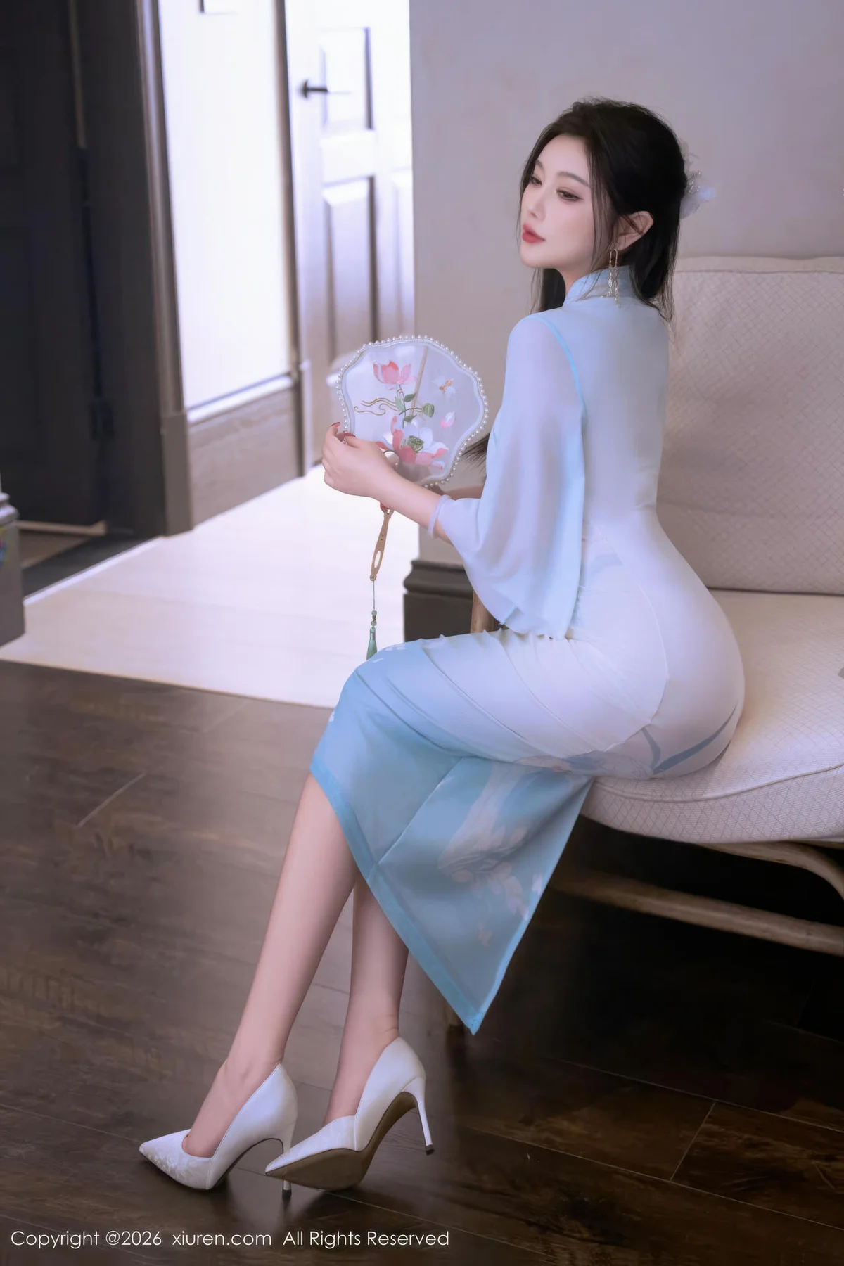 XiuRen 秀人 No.11258 杨晨晨 蓝色古风服饰 - 15