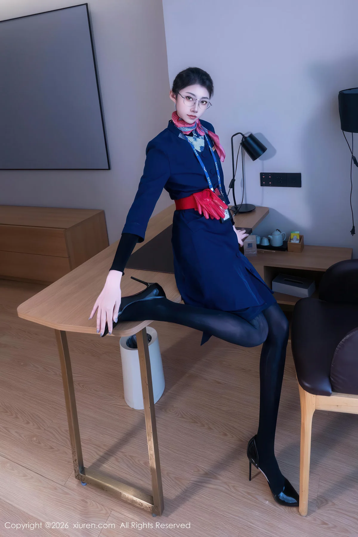 XiuRen 秀人 No.11276 vanessa首套写真空姐制服发布 - 66
