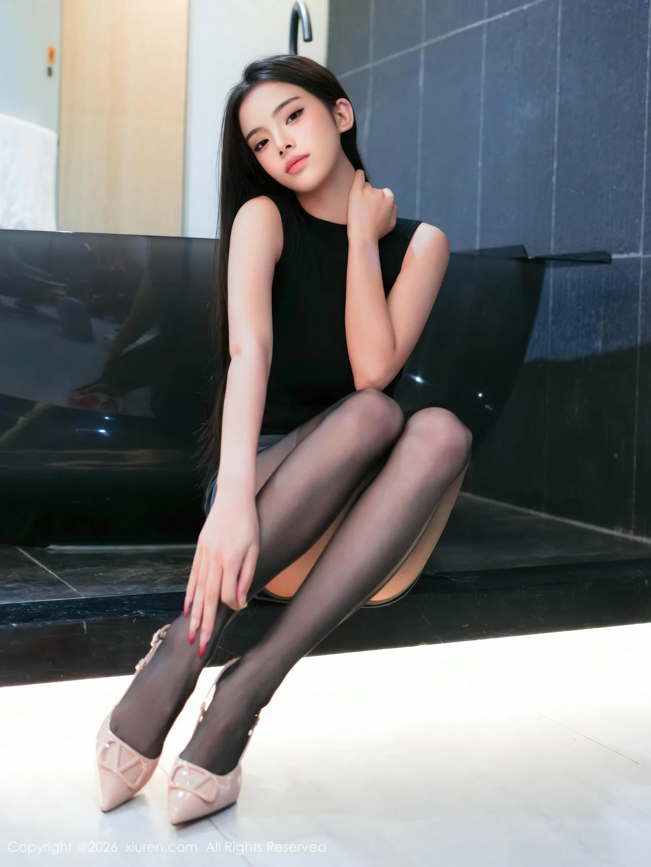 XiuRen 秀人 No.11277 小奶娇 灰色包臀裙 - 19