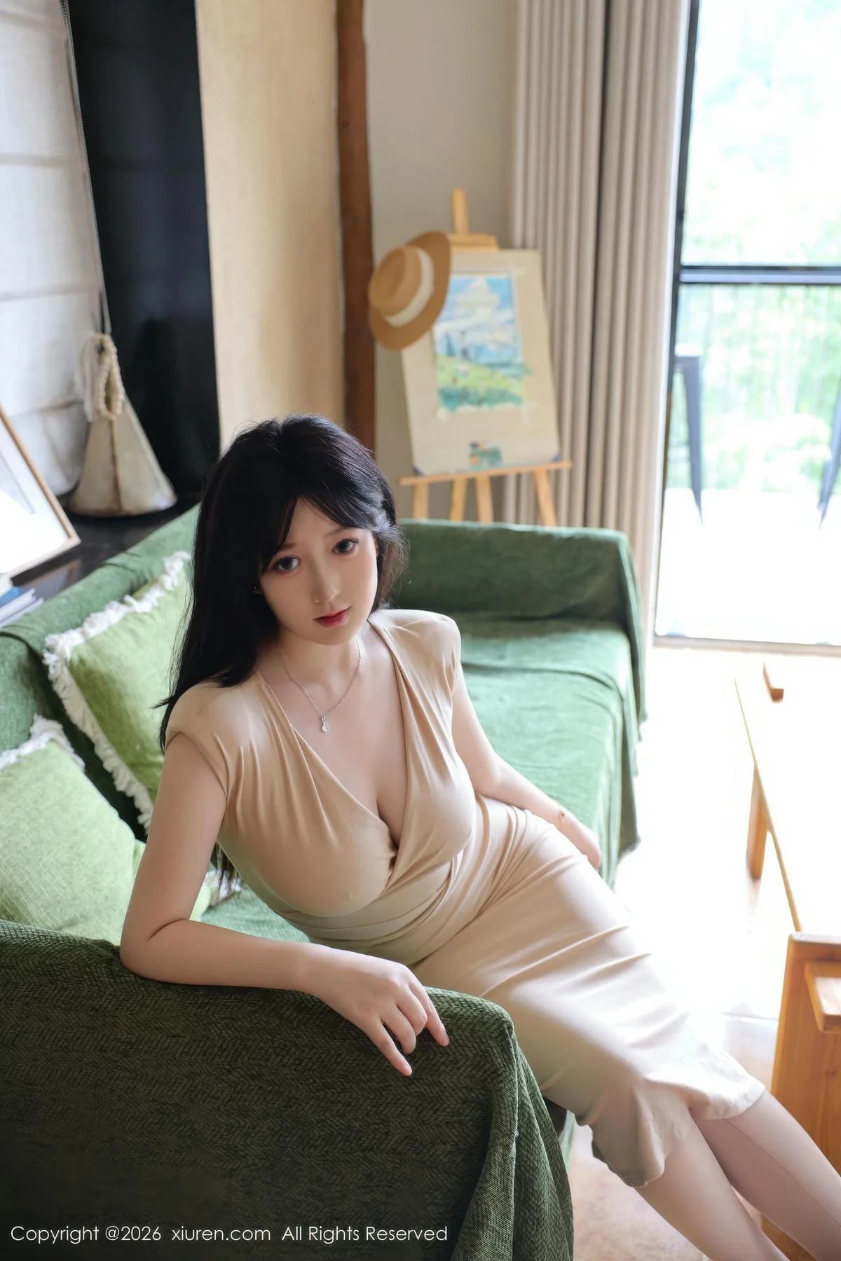 XiuRen 秀人 No.11288 奶思兔浅色小妈裙 - 40