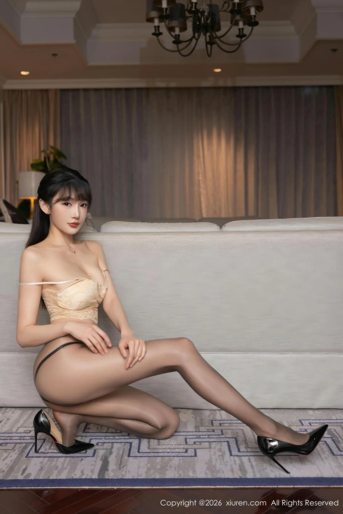 XiuRen 秀人 No.11295 陆萱萱教室短裙制服西服 - 61