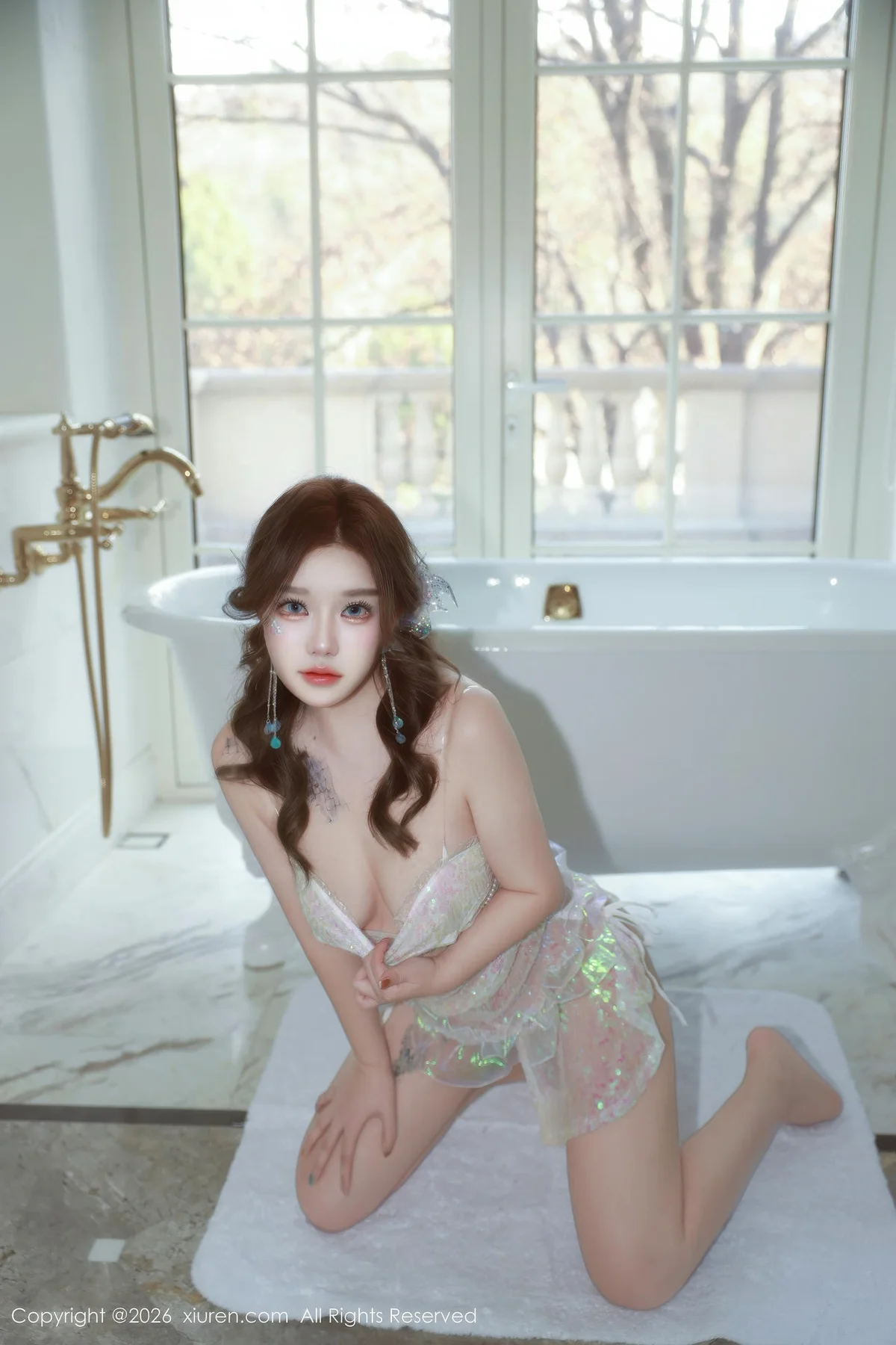 XiuRen 秀人 No.11298 小薯条nienie 浅色情趣服饰 - 34