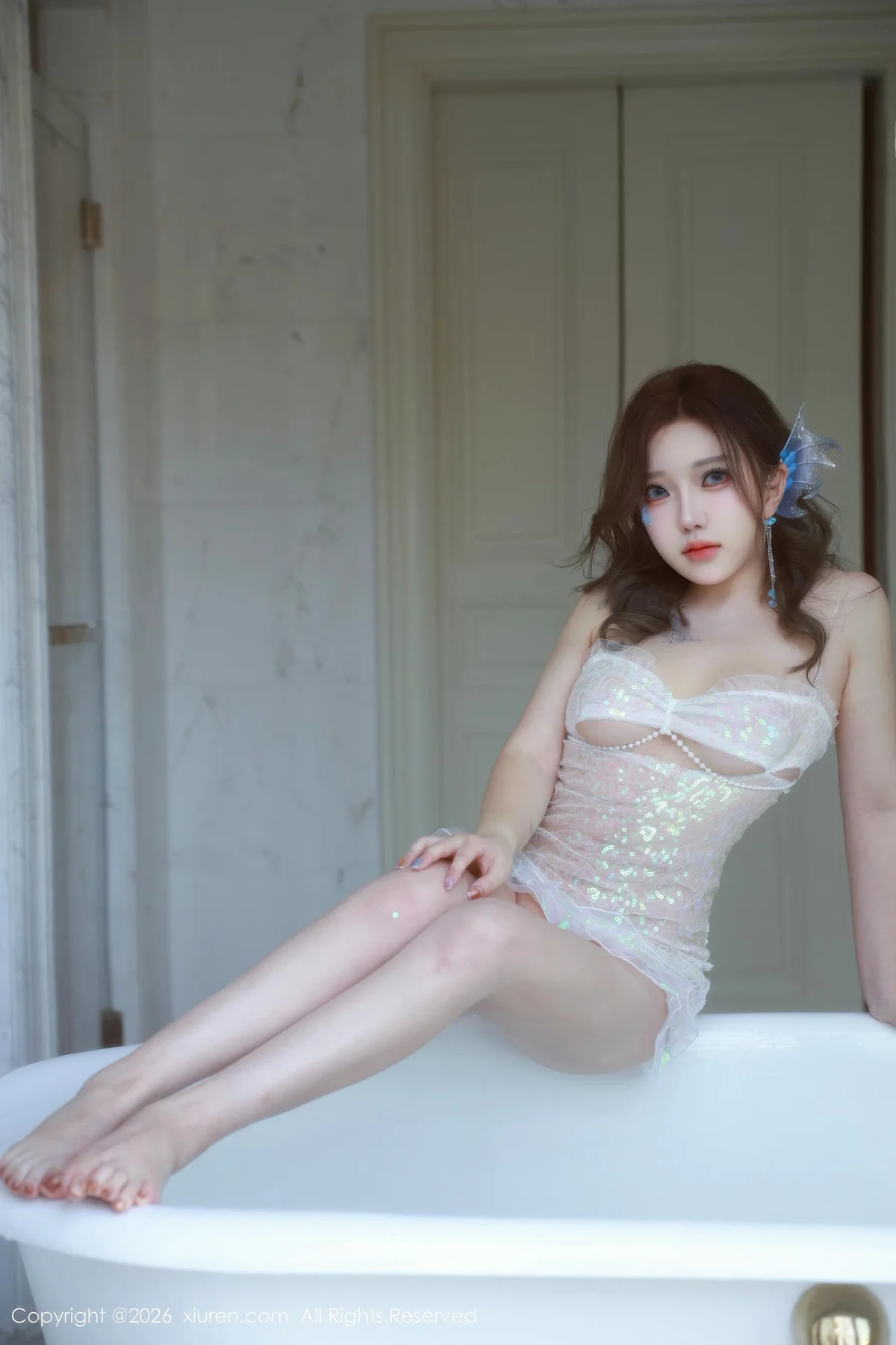 XiuRen 秀人 No.11298 小薯条nienie 浅色情趣服饰 - 55