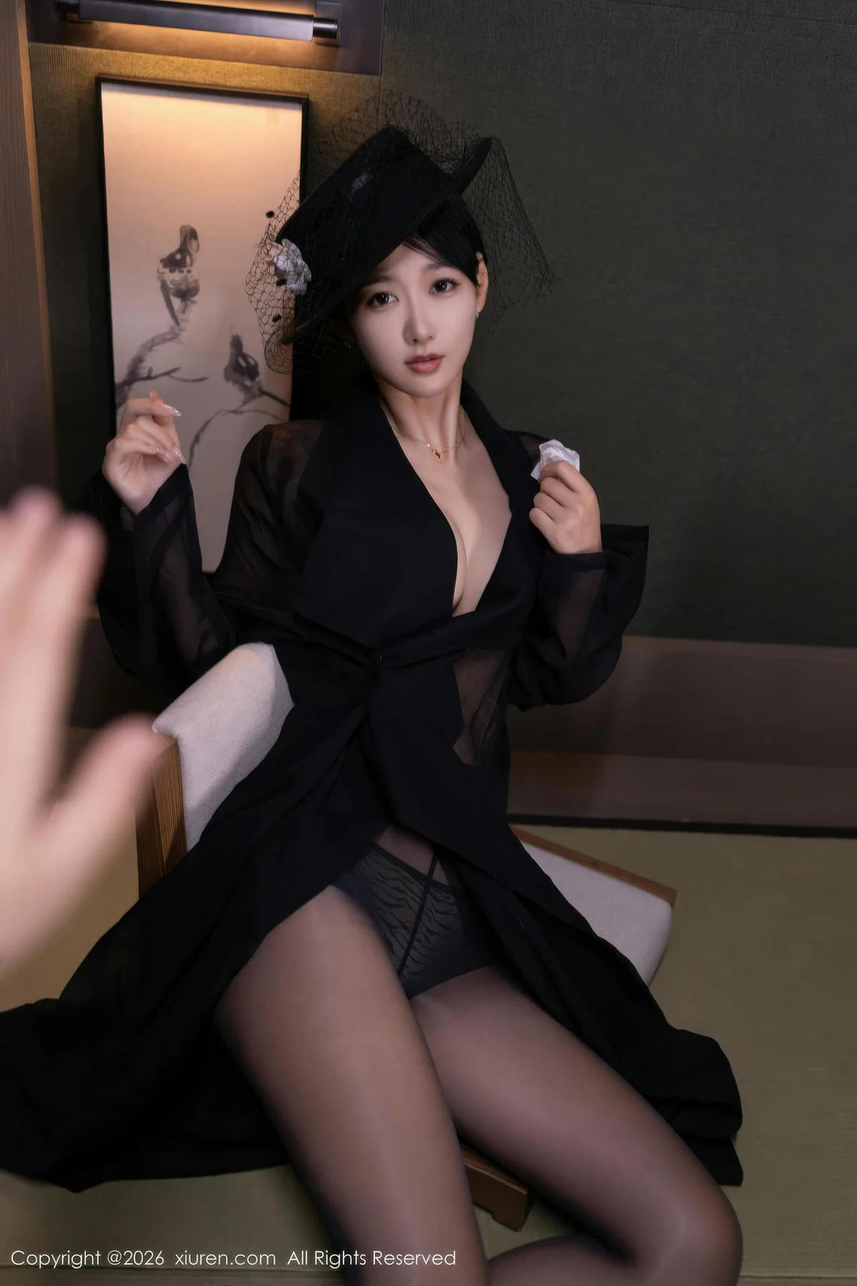 XiuRen 秀人 No.11309 唐安琪 黑丝翘臀ol丝袜 - 31