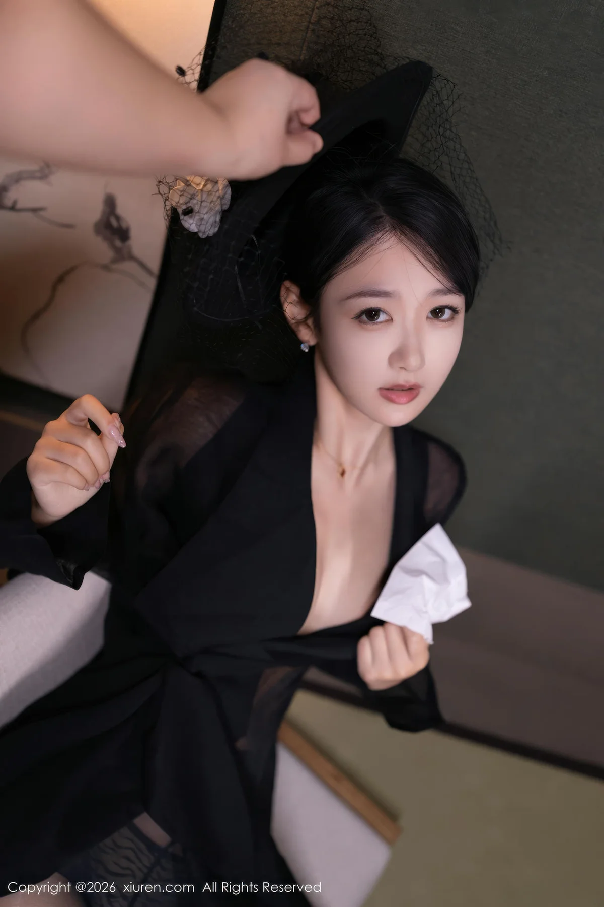 XiuRen 秀人 No.11309 唐安琪 黑丝翘臀ol丝袜 - 33