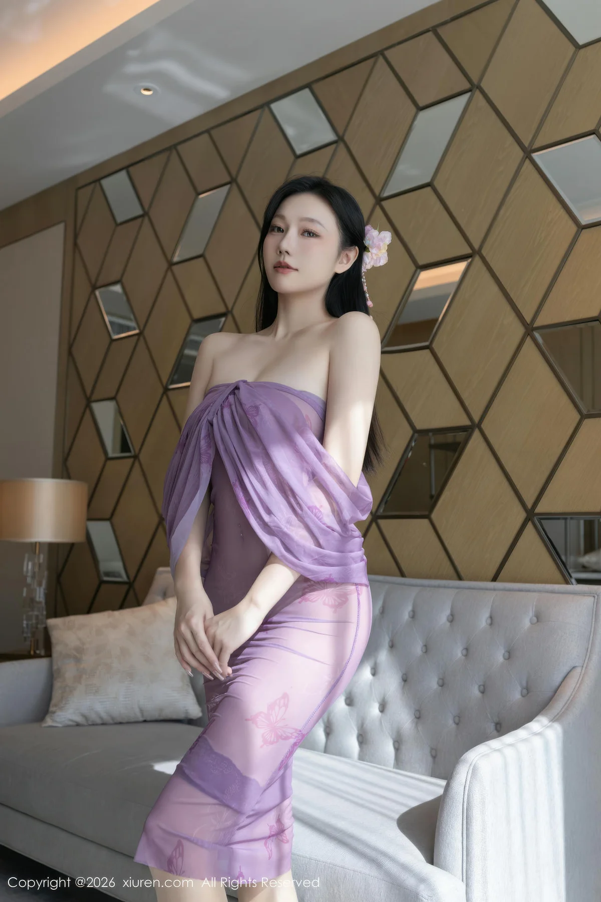 XiuRen 秀人 No.11312 安然anran 透视香肩玉体女神 - 1