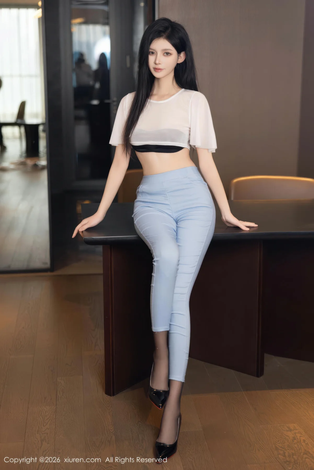 XiuRen 秀人 No.11318 沈如斯办公室美女丝袜 - 2