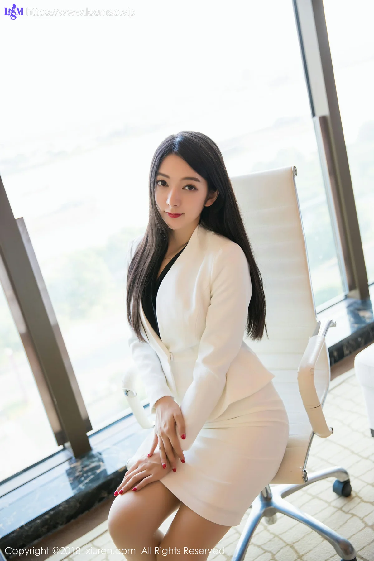 XiuRen 秀人 No.1209 Angela小热巴 OL制服 - 16
