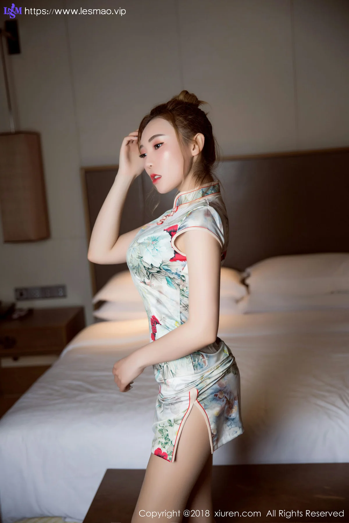 XiuRen 秀人 No.1237 萌汉药baby 肉丝旗袍 - 21