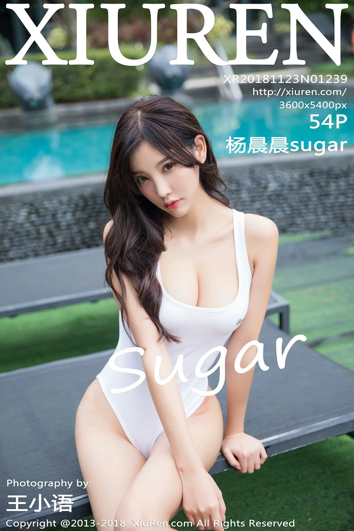 XiuRen 秀人 No.1239 杨晨晨sugar 连体比基尼旅拍 - 55