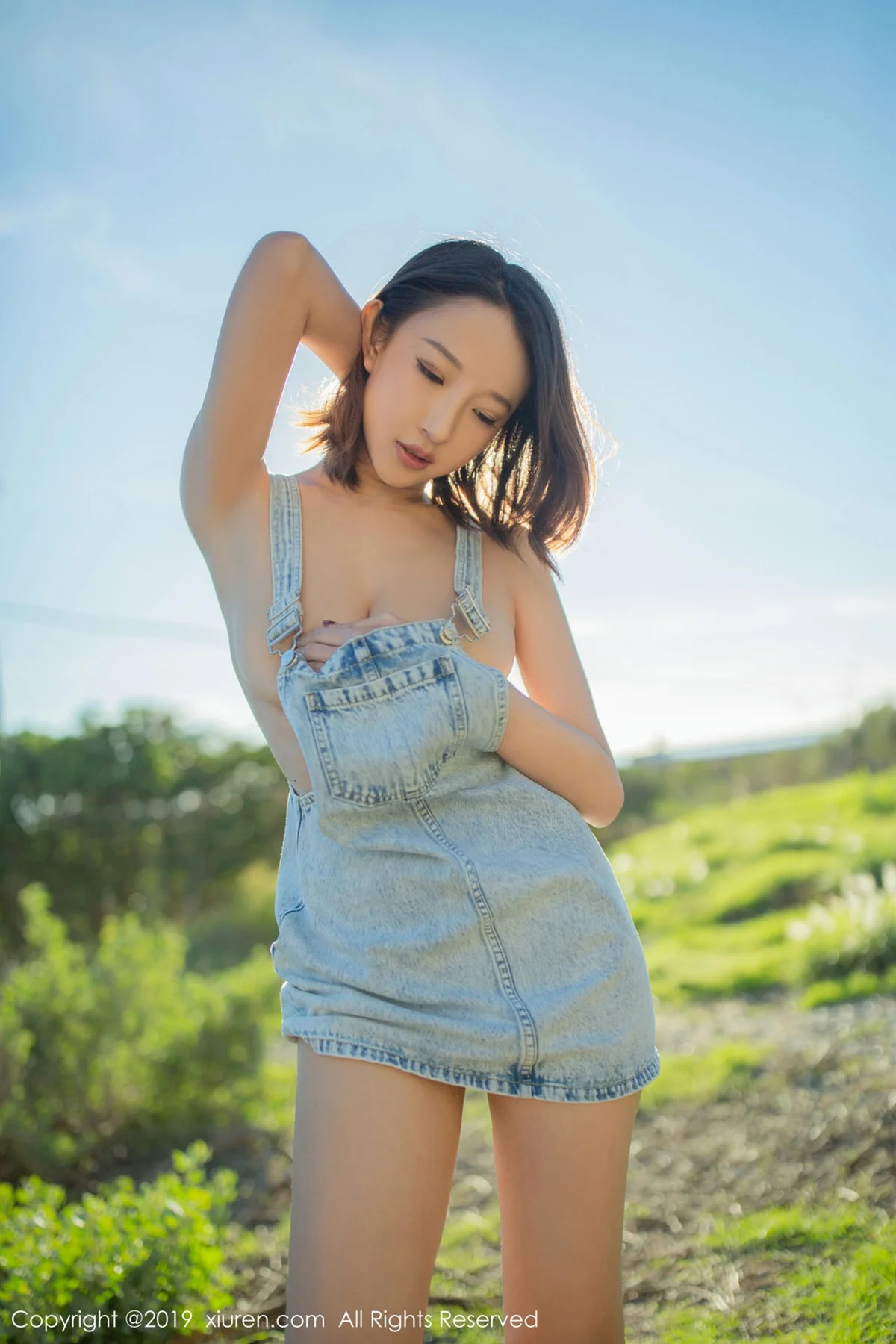 XiuRen 秀人 No.1335 栗子Riz 短发美女厨娘吃货 - 34