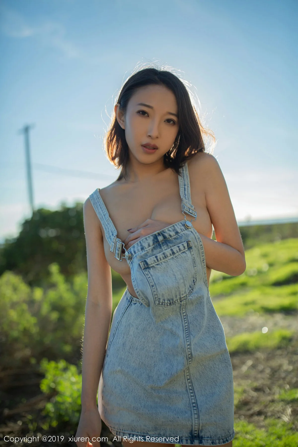 XiuRen 秀人 No.1335 栗子Riz 短发美女厨娘吃货 - 35