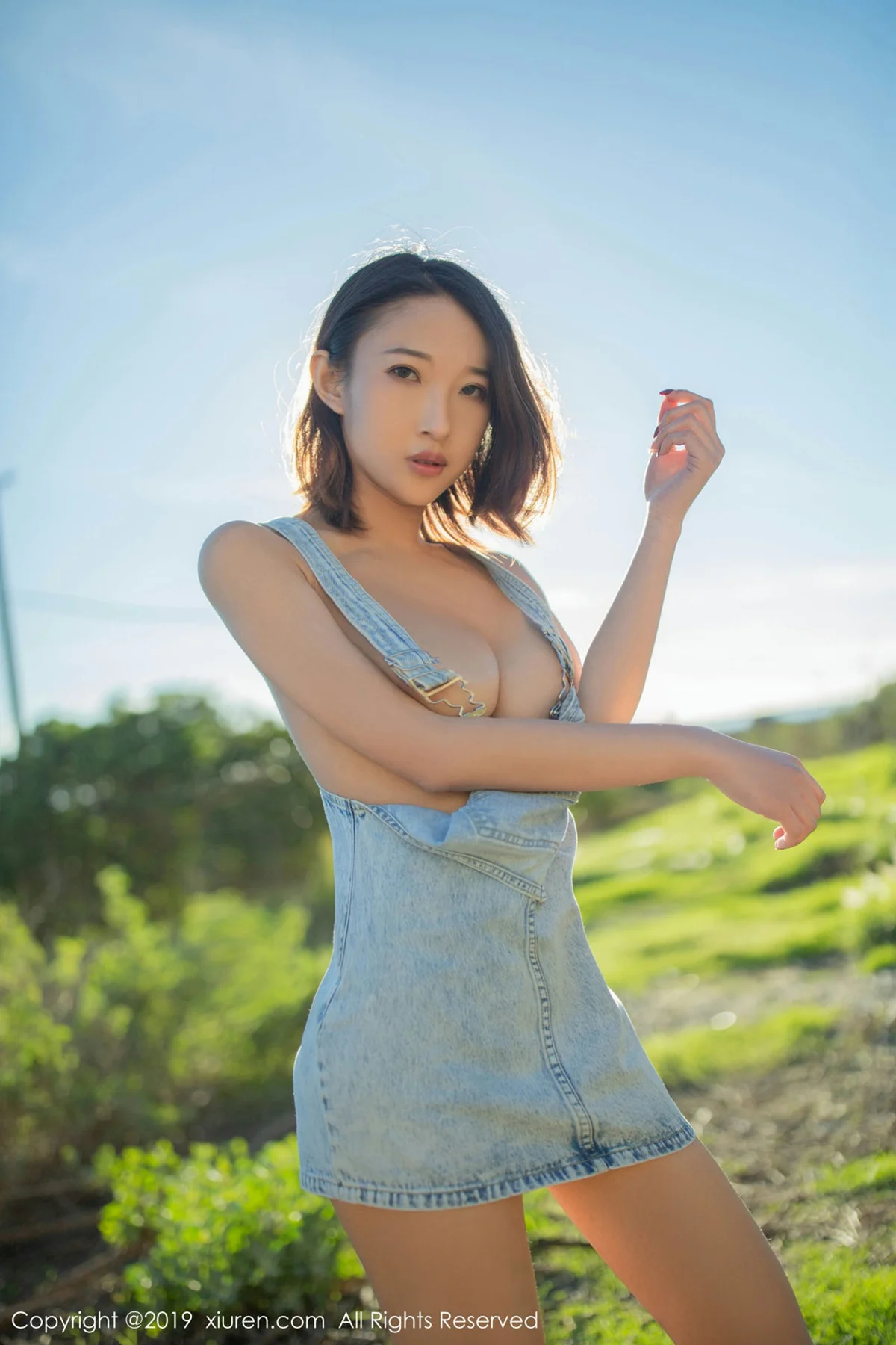 XiuRen 秀人 No.1335 栗子Riz 短发美女厨娘吃货 - 38