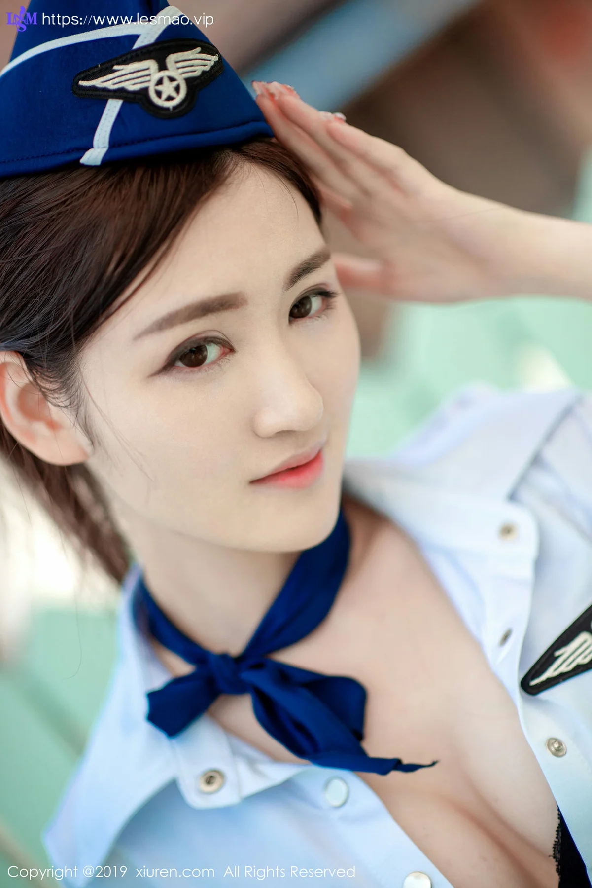 XiuRen 秀人 No.1419 沈梦瑶 空乘的草莓内衣 - 14
