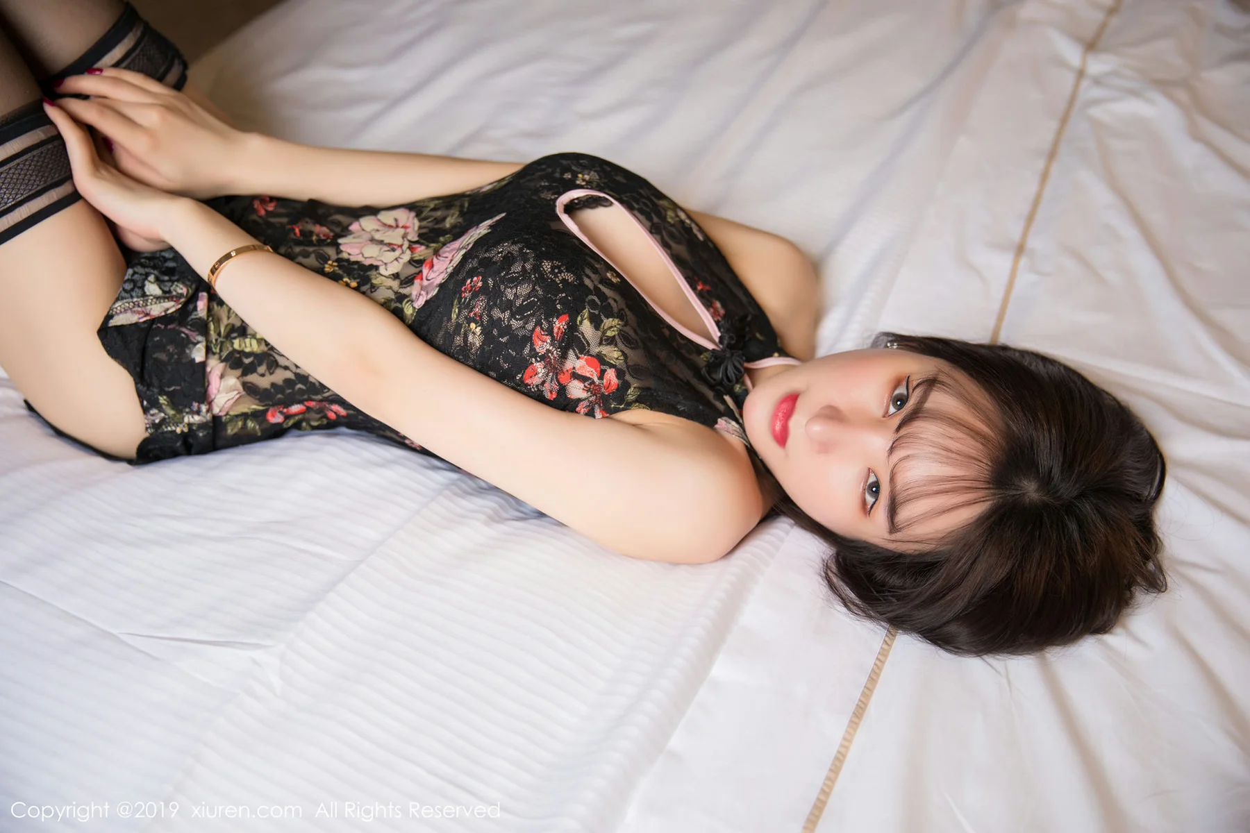 XiuRen 秀人 No.1442 周于希sandy 蕾丝旗袍 - 24