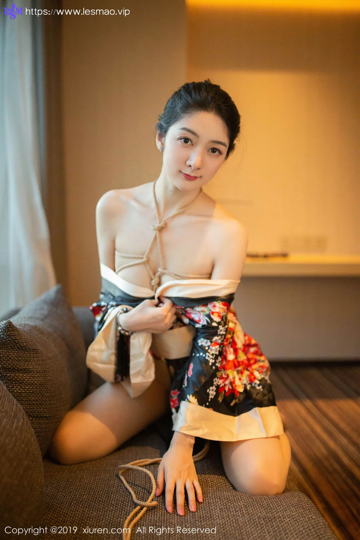 XiuRen 秀人 No.1444 angela喜欢猫 和服捆绑 - 20