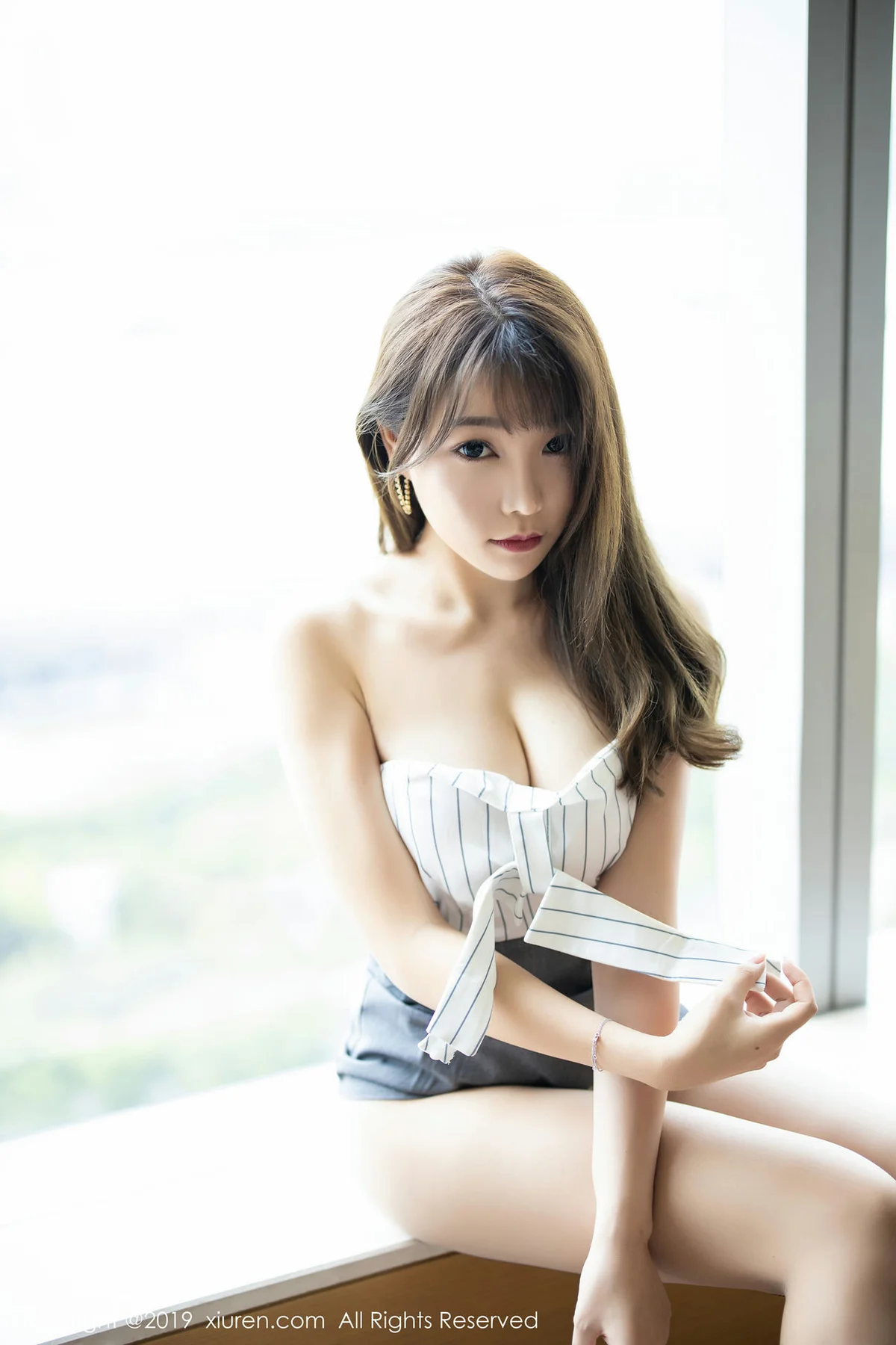 XiuRen 秀人 No.1637 芝芝Booty 101P办公秘书性感内衣 - 82