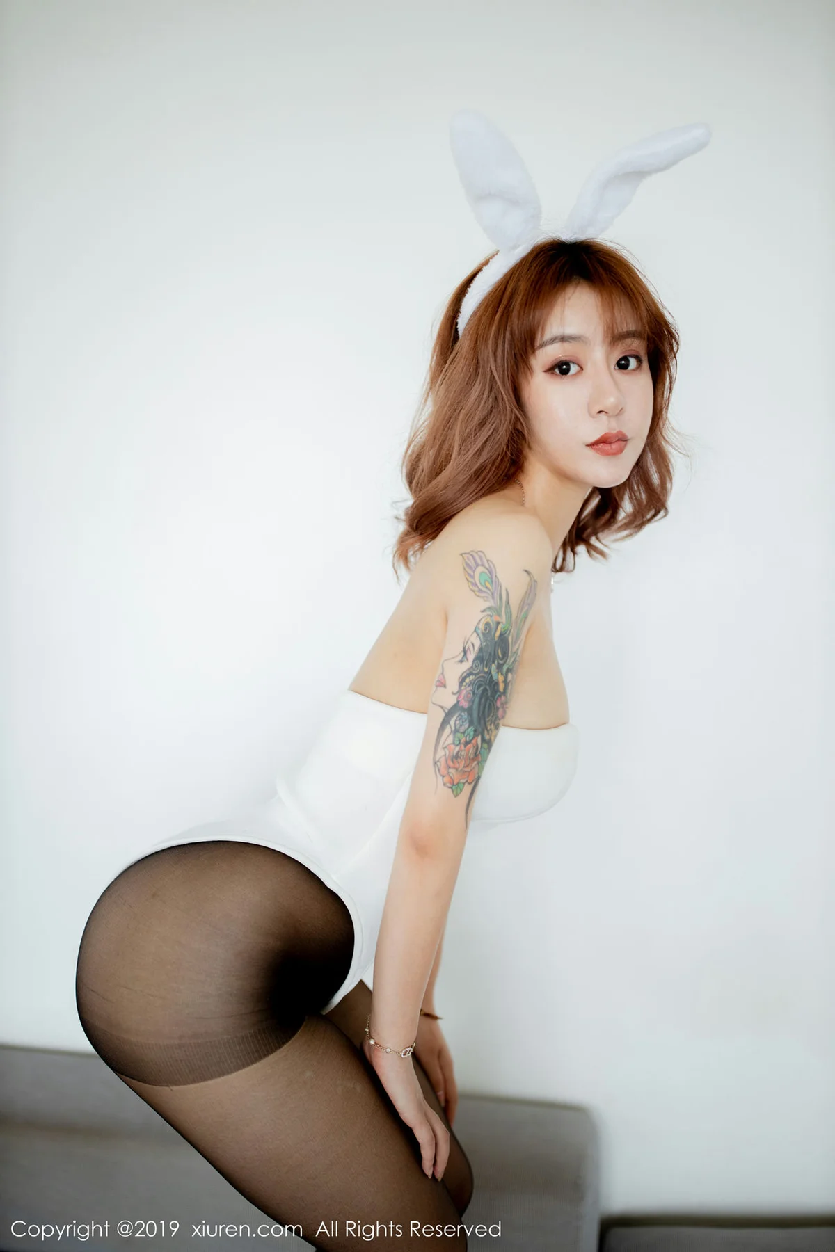 XiuRen 秀人 No.1654 糯米NM 兔女郎黑丝制服 - 25
