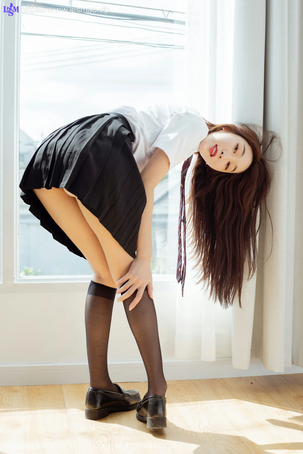 XiuRen 秀人 No.1729 学生装写真 小九月 清纯学妹 - 20