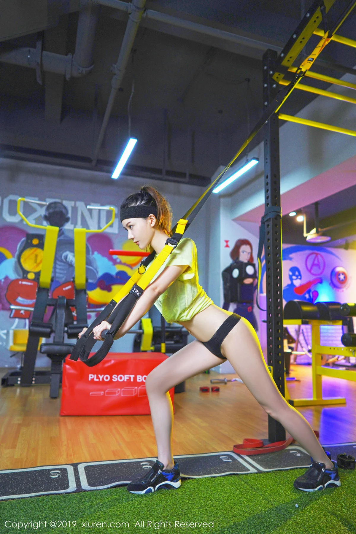 XiuRen 秀人 No.1732 健身美女新人模特 爱丽儿首套写真 - 36