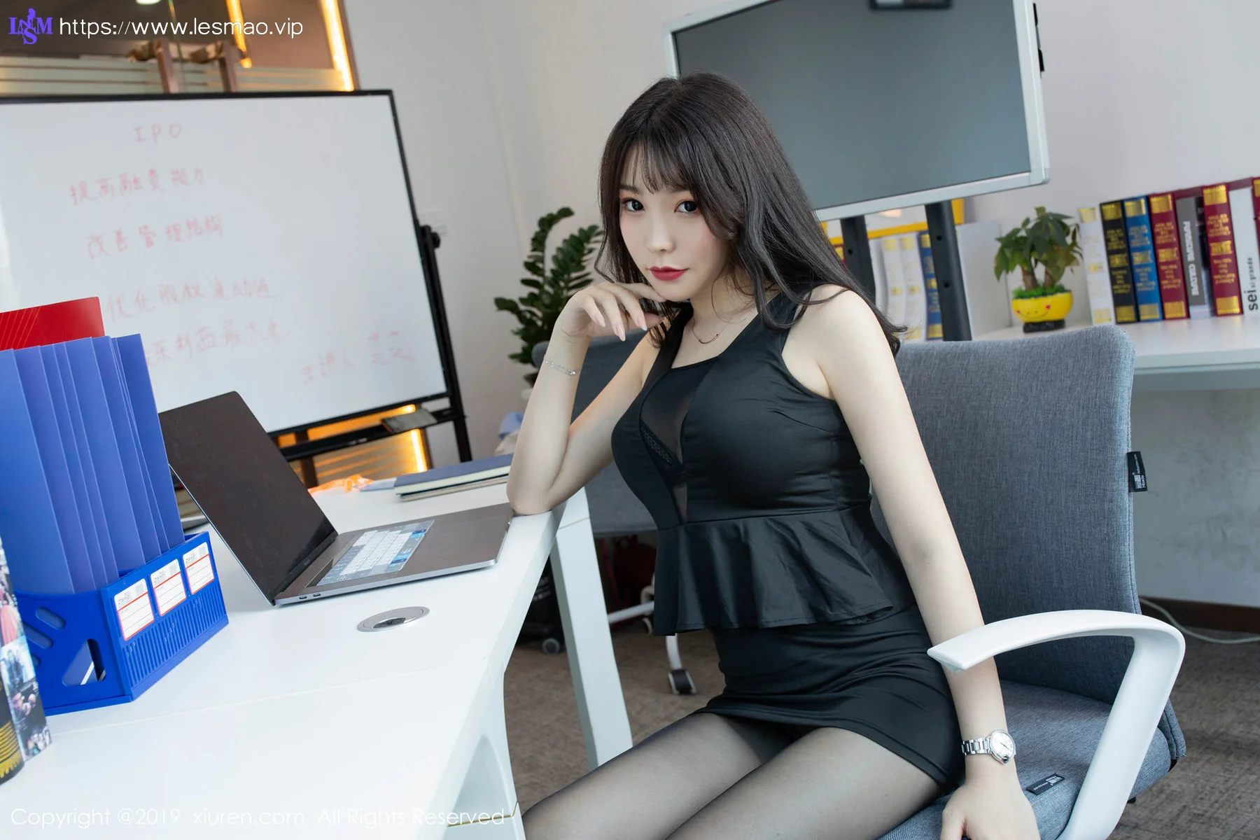 XiuRen 秀人 No.1757 办公室主题 芝芝Booty - 13