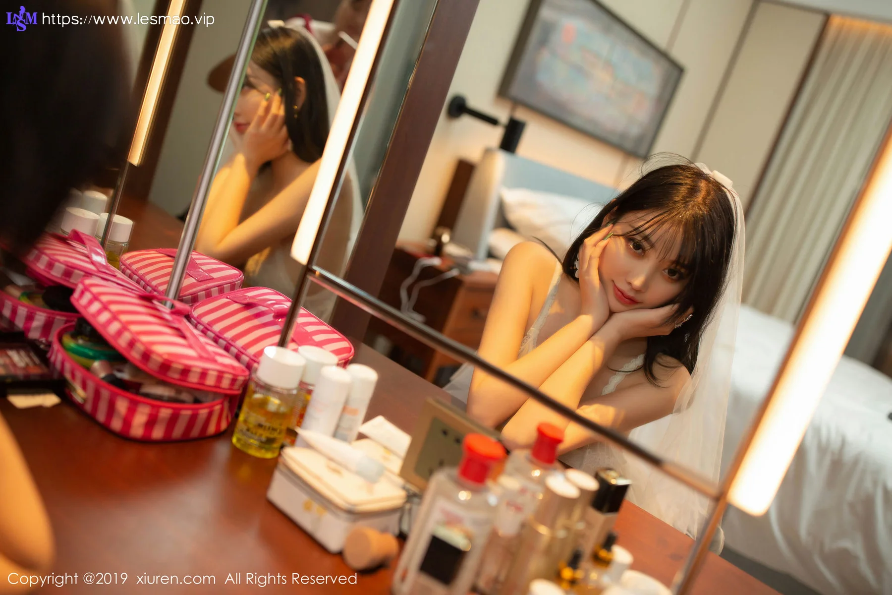 XiuRen 秀人 No.1819 新娘主题88P写真 杨晨晨sugar - 57