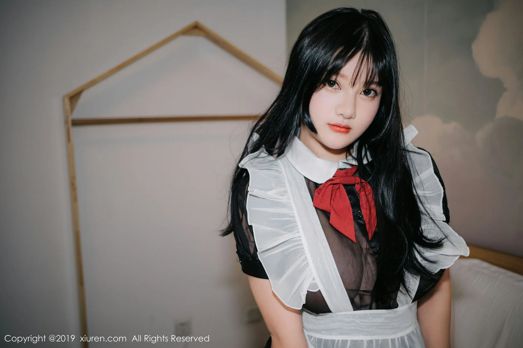 XiuRen 秀人 No.1824 超诱惑女仆制服 小尤奈巨乳妹子 - 70