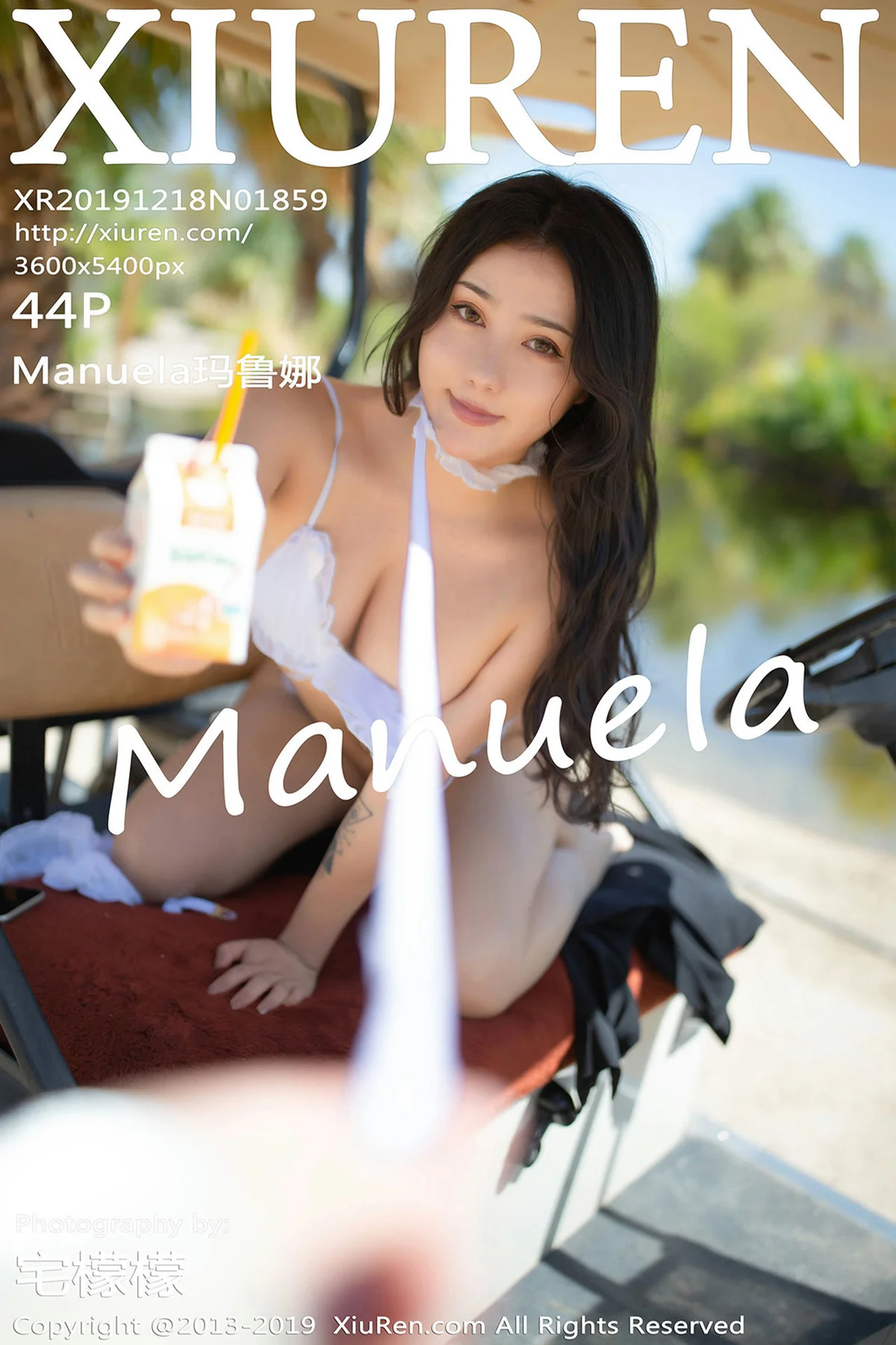 XiuRen 秀人 No.1859 户外高尔夫球 Manuela玛鲁娜 美国旅拍 - 45