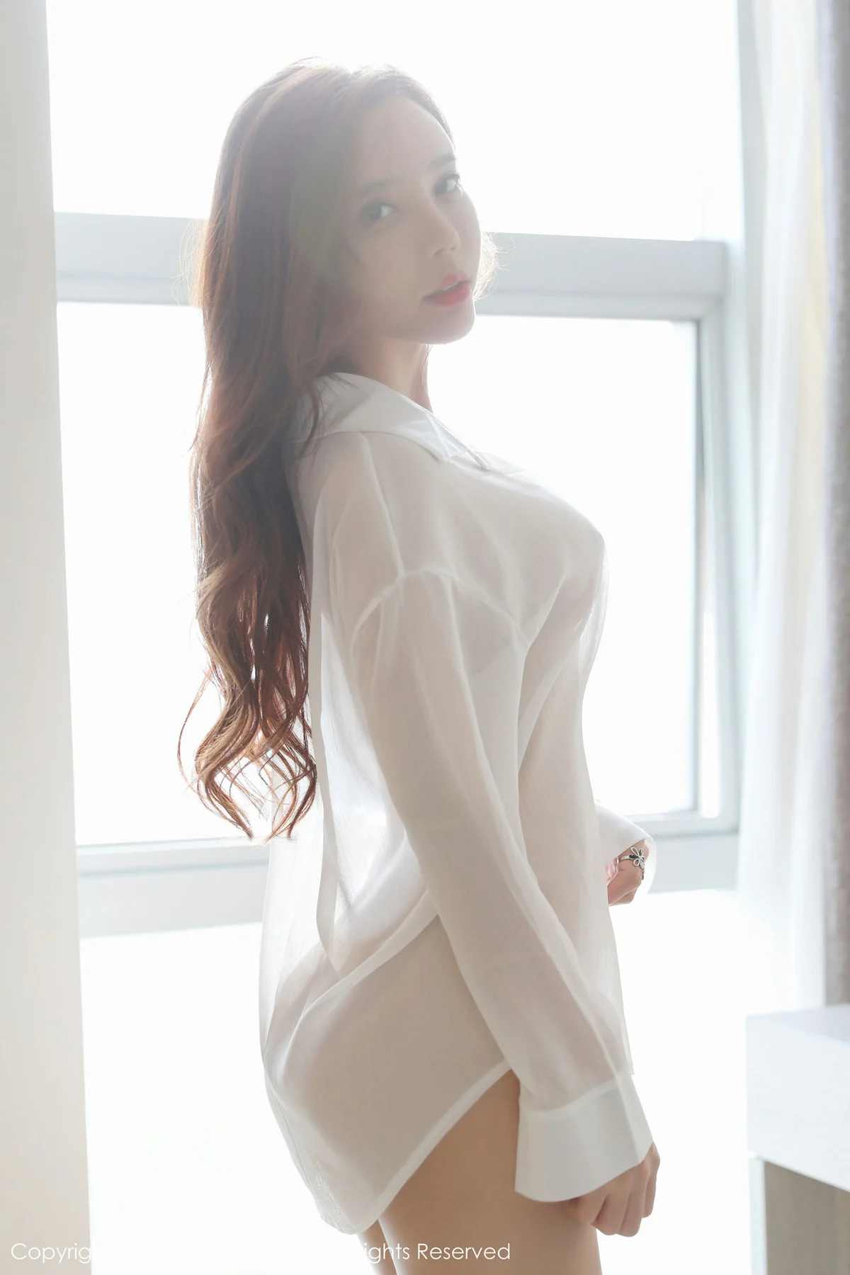 XiuRen 秀人 No.1879 白衬衫与短裙 艾小青 性感写真 - 47