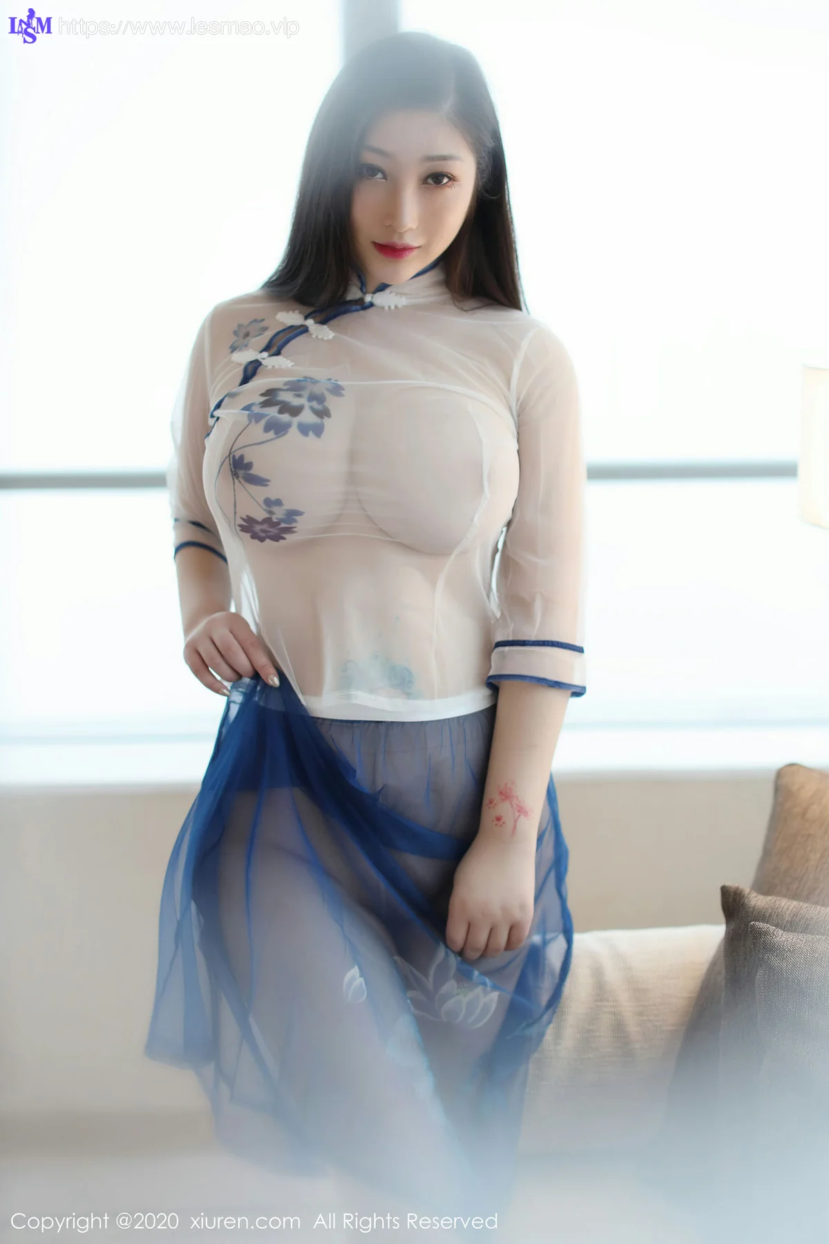 XiuRen 秀人 No.1902 巨乳薄纱内衣 妲己_Toxic 心愿旅拍透视 - 19