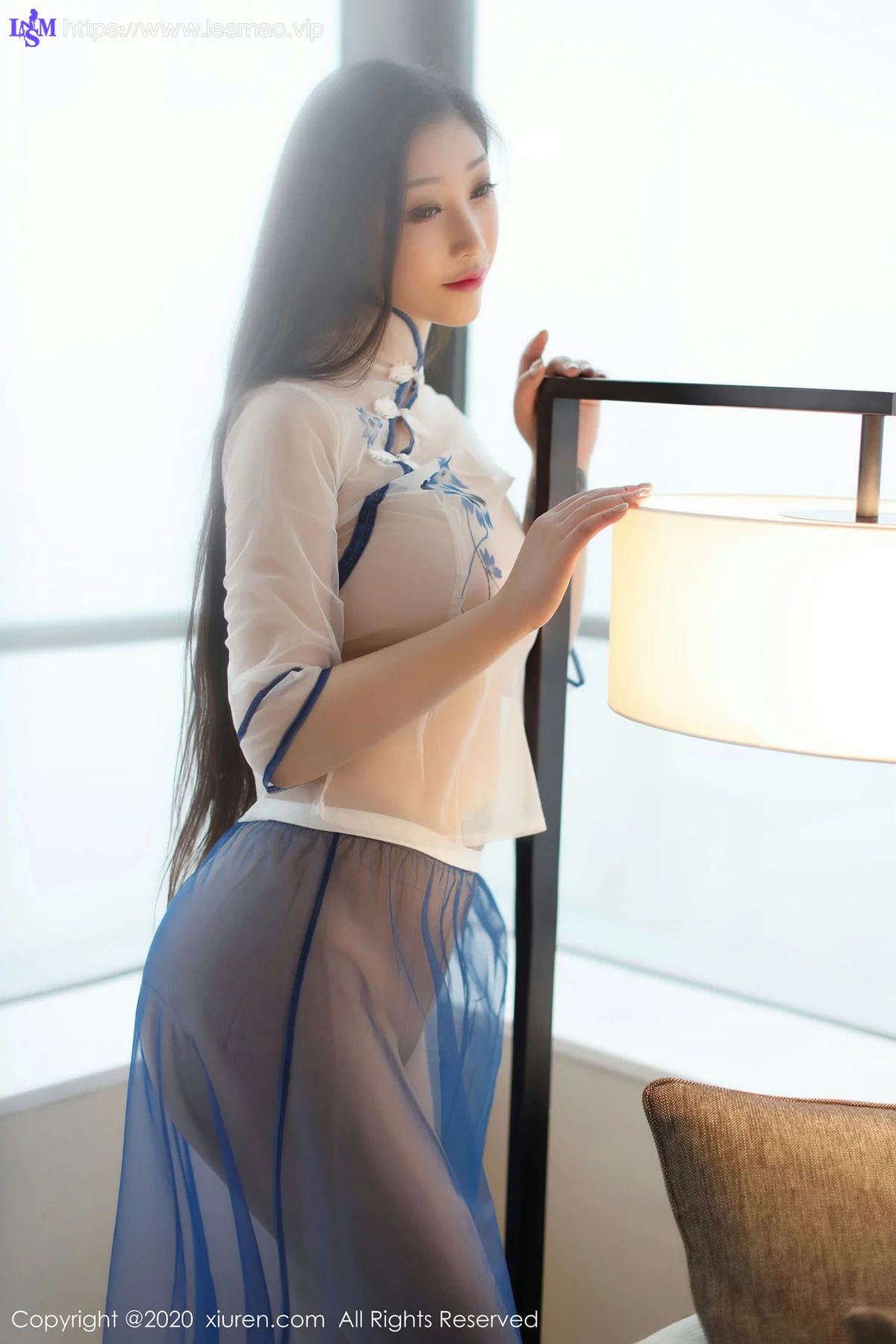 XiuRen 秀人 No.1902 巨乳薄纱内衣 妲己_Toxic 心愿旅拍透视 - 22