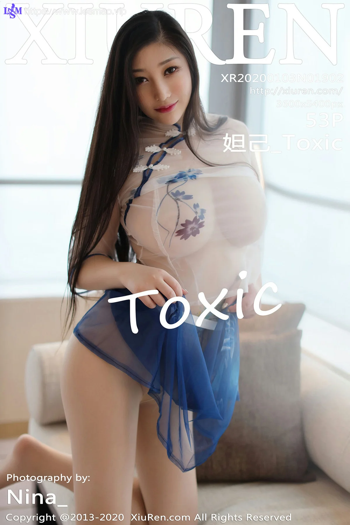 XiuRen 秀人 No.1902 巨乳薄纱内衣 妲己_Toxic 心愿旅拍透视 - 54