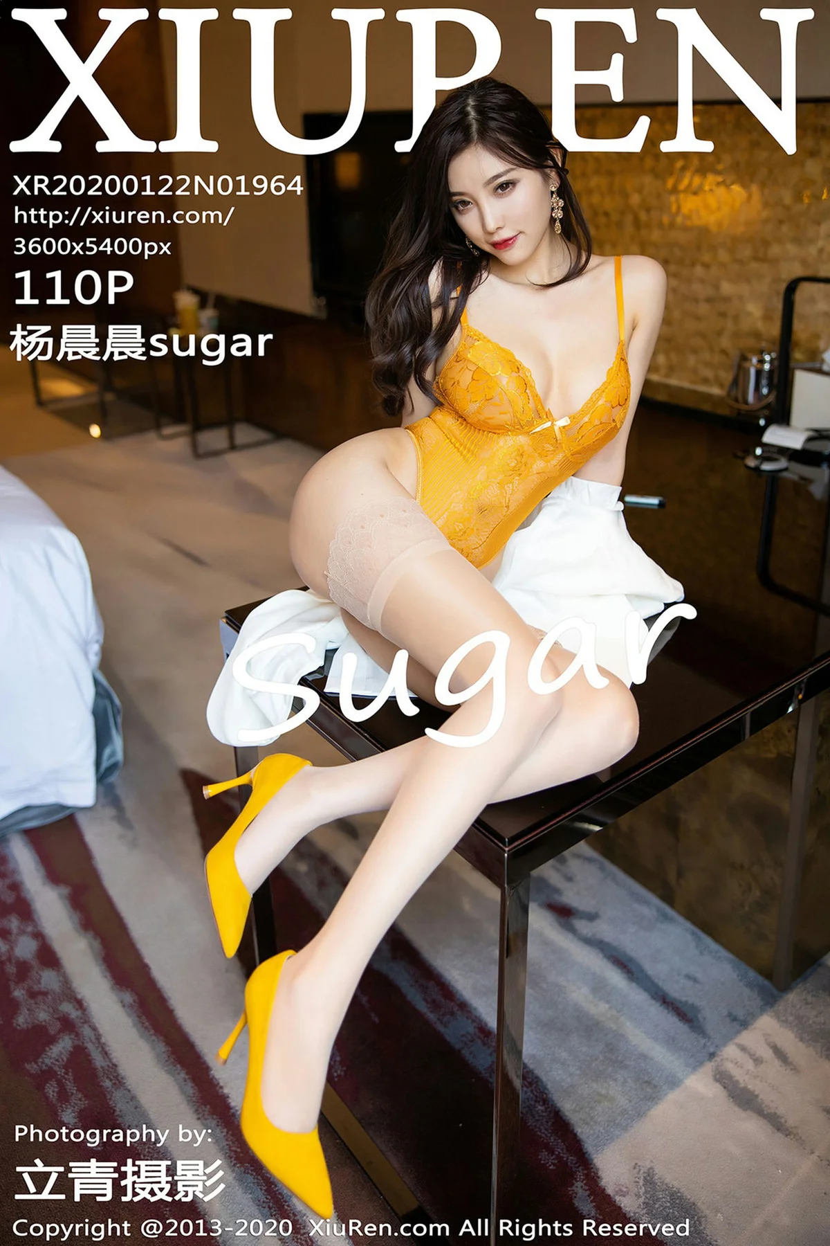 XiuRen 秀人 No.1964 蕾丝袜111P下的诱人娇躯 杨晨晨sugar - 111