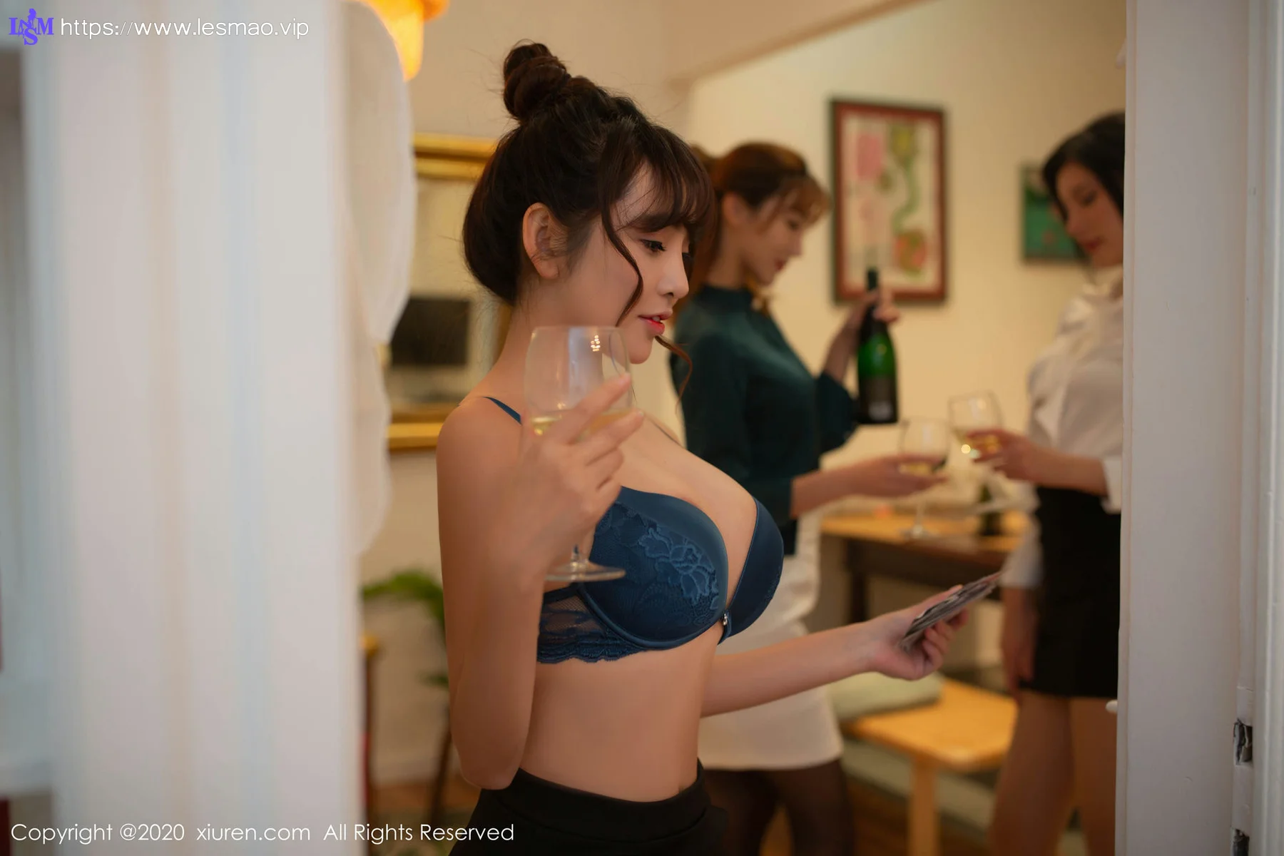 XiuRen 秀人 No.1969 三大女神模特合集 陆萱萱 、陶喜乐_lele ... - 33