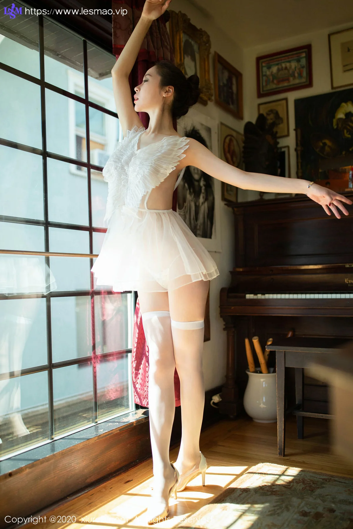 XiuRen 秀人 No.2000 梦幻芭蕾服饰71P 梦心月  美国旅拍写真 - 11