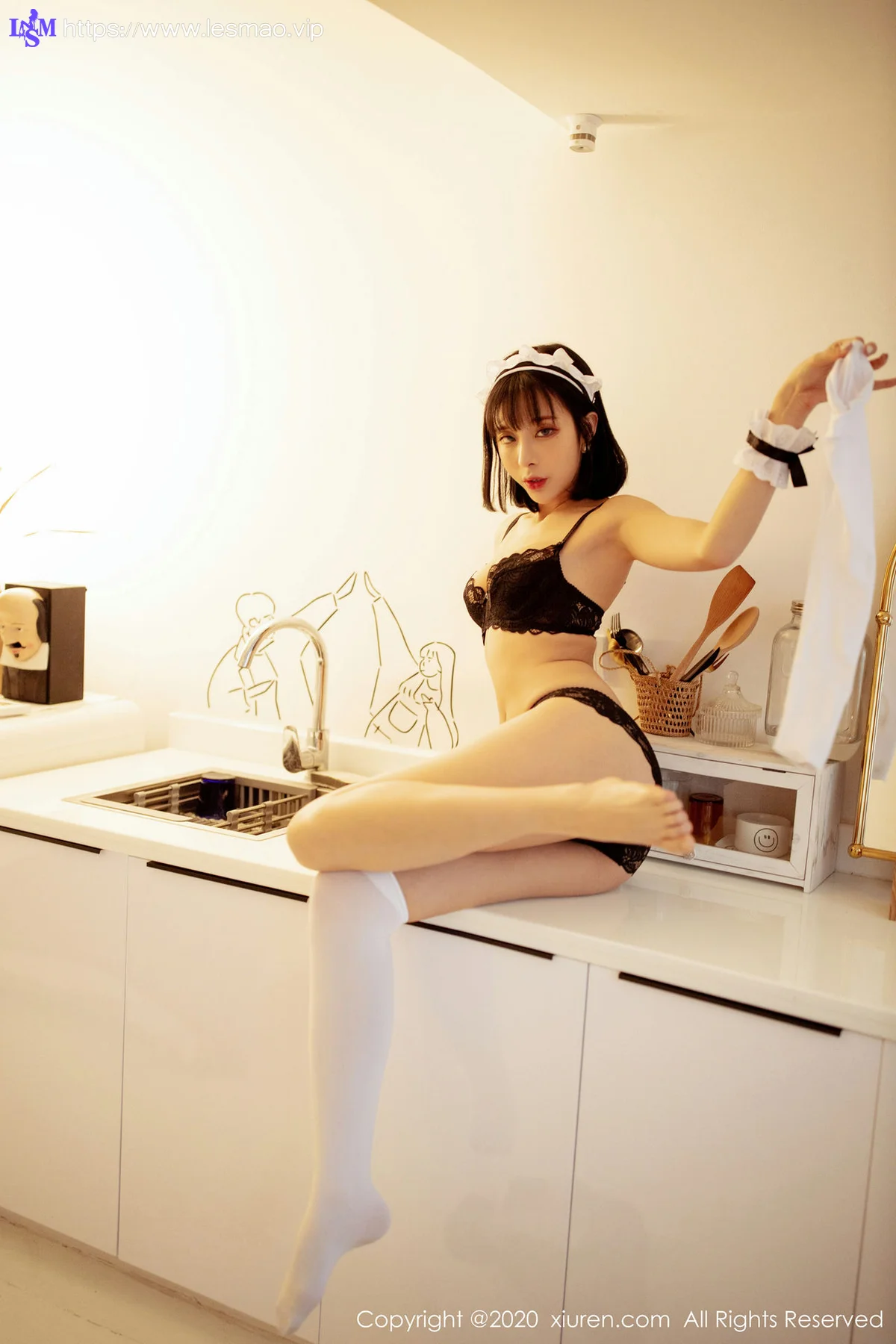 XiuRen 秀人 No.2008 情趣女仆制服写真 陈小喵 - 48