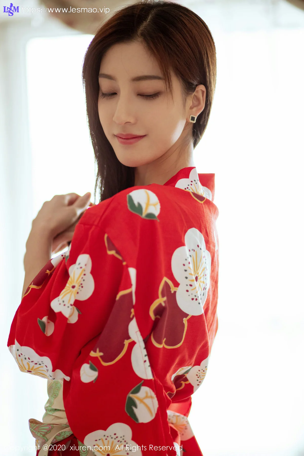 XiuRen 秀人 No.2015 和服黑丝主题 林文文yooki  私房写真 - 14